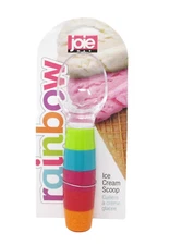 Ice Cream Scoop Scooper rainbow handle BPA free heavy duty plastic