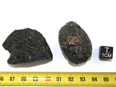 2 Tektite Aus Thailand (Thailand - 43 Gramm - 080 *)