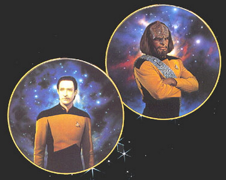 Vintage Star Trek Next Generation Mini Plate Collection-Your