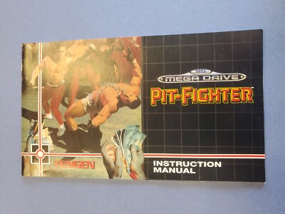 PIT FIGHTER Mega Drive Sega Manual