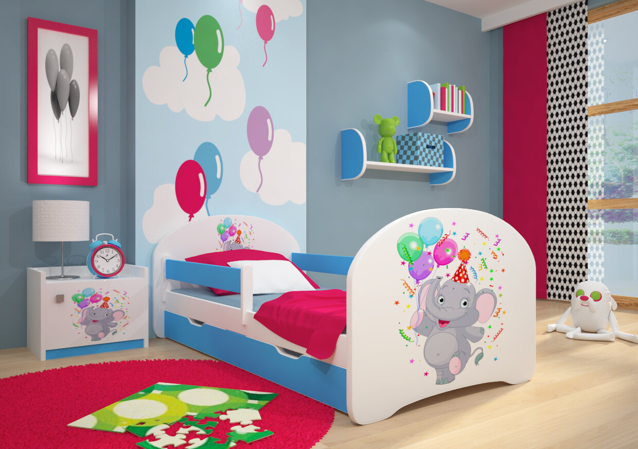 Cot youth bed with mattress slatted frame drawer 140x70 & 160x80 eBay