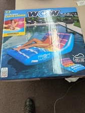 NEW in BOX - Wow Sports Sunset Chaise Lounge Inflatable Pool and Beach Chair