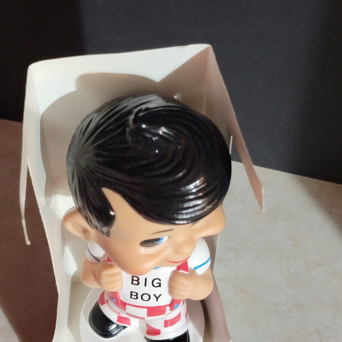 1998 Big Boy Funko Bobble Head White Base W/ Box Used 1998 Big Boy Funko Bobble Head White Base W/ Box Used