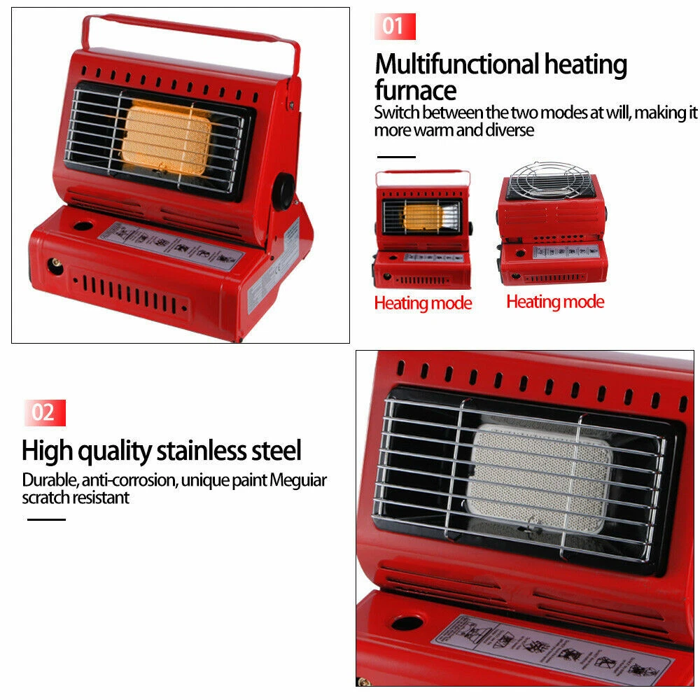 Camping emergency Gas Heater Adjustable Portable Butane Heater Survival  Tools | eBay