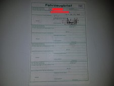 Fahrzeugbrief KFZ Brief 1953 Mercedes 170 D (selten) Sammler Tüv Sammlung