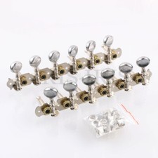 Nickle Plating Chrome 12 String Acoustic Guitar Machine Heads 6L6R