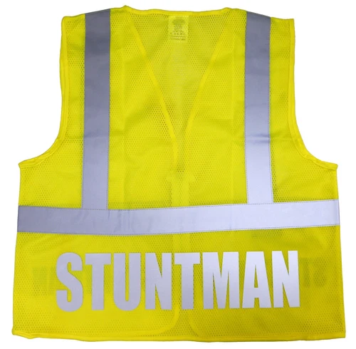 Stuntman safety vest with REFLECTIVE design , movie production, film crew, image 2