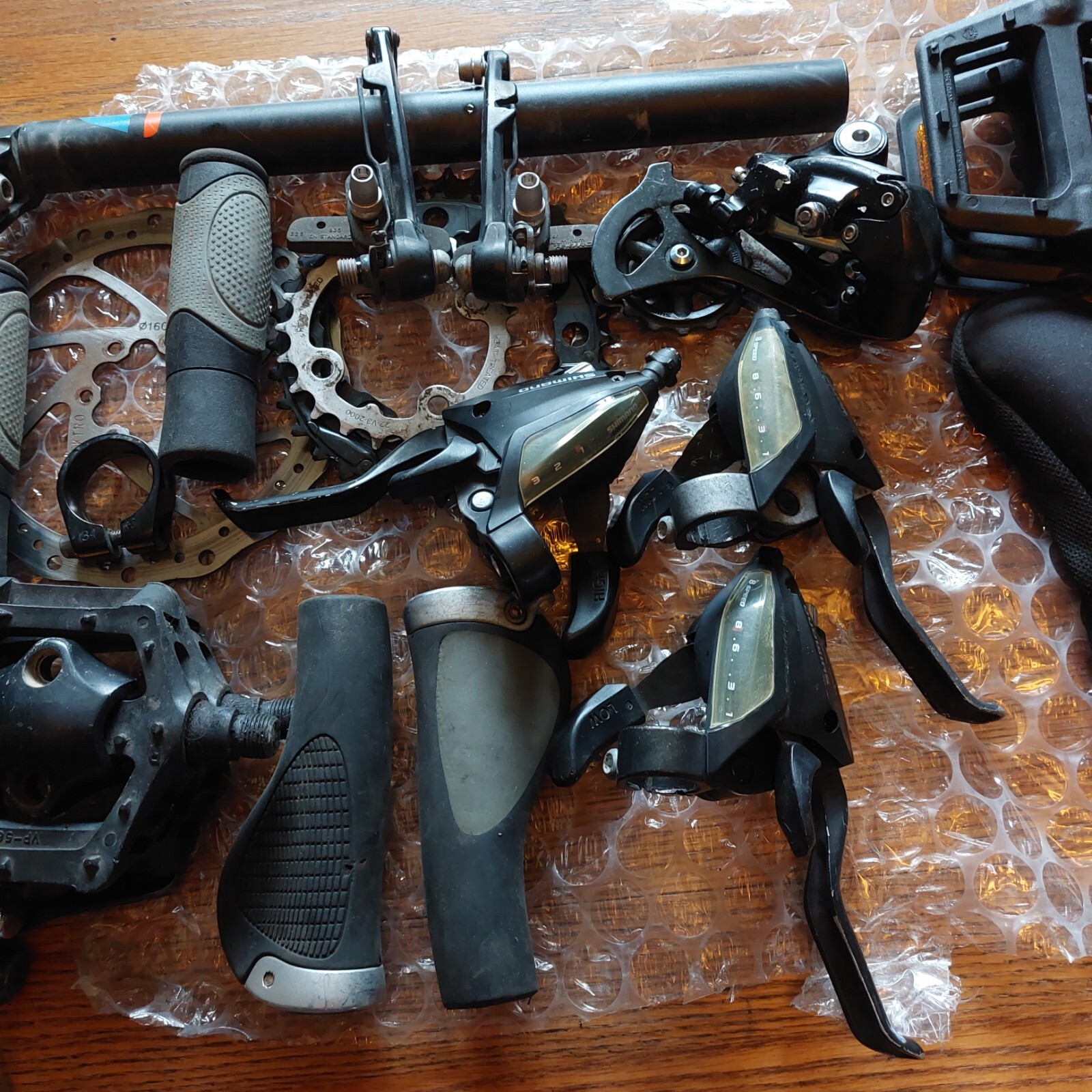 A joblot of various bicycle parts eBay