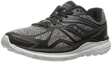 Saucony Women's Ride 9 Lr Running Shoe, Grey/Black
