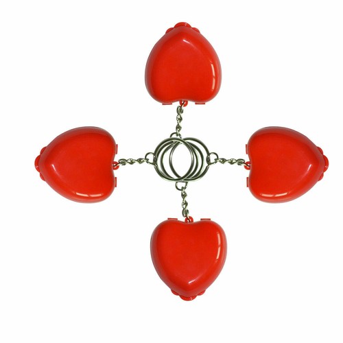 Elysaid 200Pcs CPR Face Mask With KeyChain CPR Face Shield Red AED Training - Bild 8 von 8