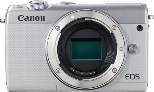 Canon Mirrorless SLR Camera EOS M100 Body (White) EOSM100WH-BODY - 第 1/1 張圖片