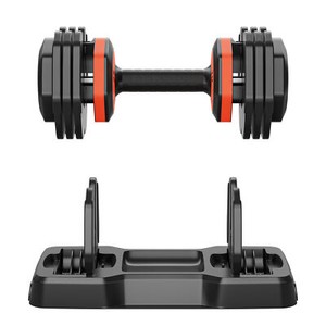 Adjustable Dumbbell 25LB Single Dumbbell Weight 5 in 1 with Anti-Slip Metal Hand
