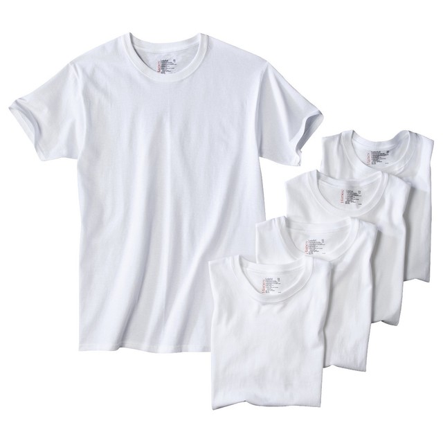 white collar under crewneck