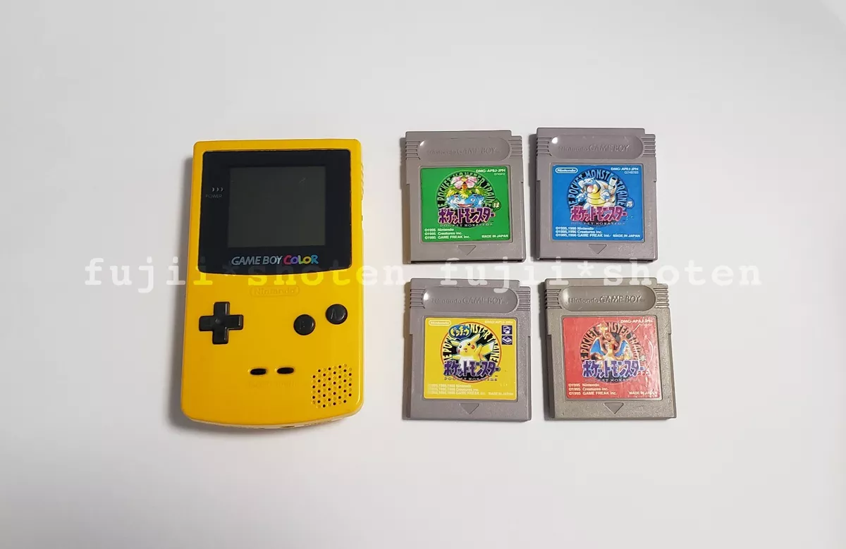 Gameboy Pokemon Pocket Monsters Red Green Blue Yellow 