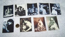 9~Halloween~Gipsy~Fortune Teller~Palmistry~Tarot~Fussy Cut~Linen Cardstock~Cards