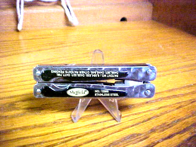 SHEFFIELD MODEL 12000  STAINLESS STEEL FOLDING MULTI-TOOL
