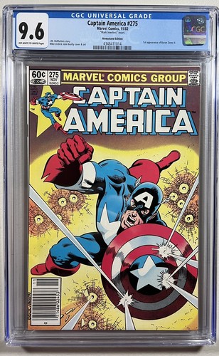 Captain America 275 (Marvel, 1982)  CGC 9.6  **1st Appearance Baron Zemo II**