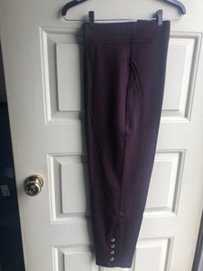 Just My Size Purple (wine)  Pointe Snap Bottom Leggings Pants 3X NEW