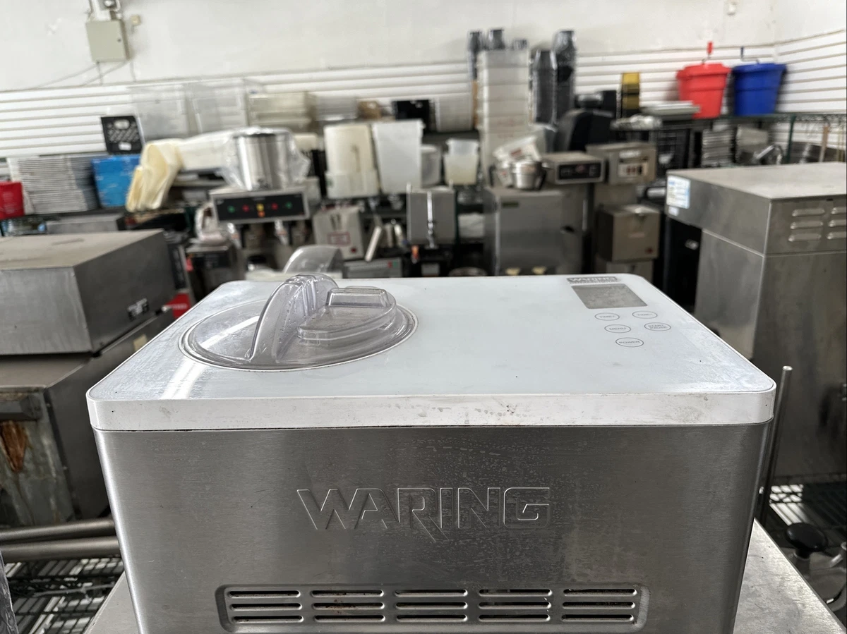 Ice cream maker waring wcic20 hot sale