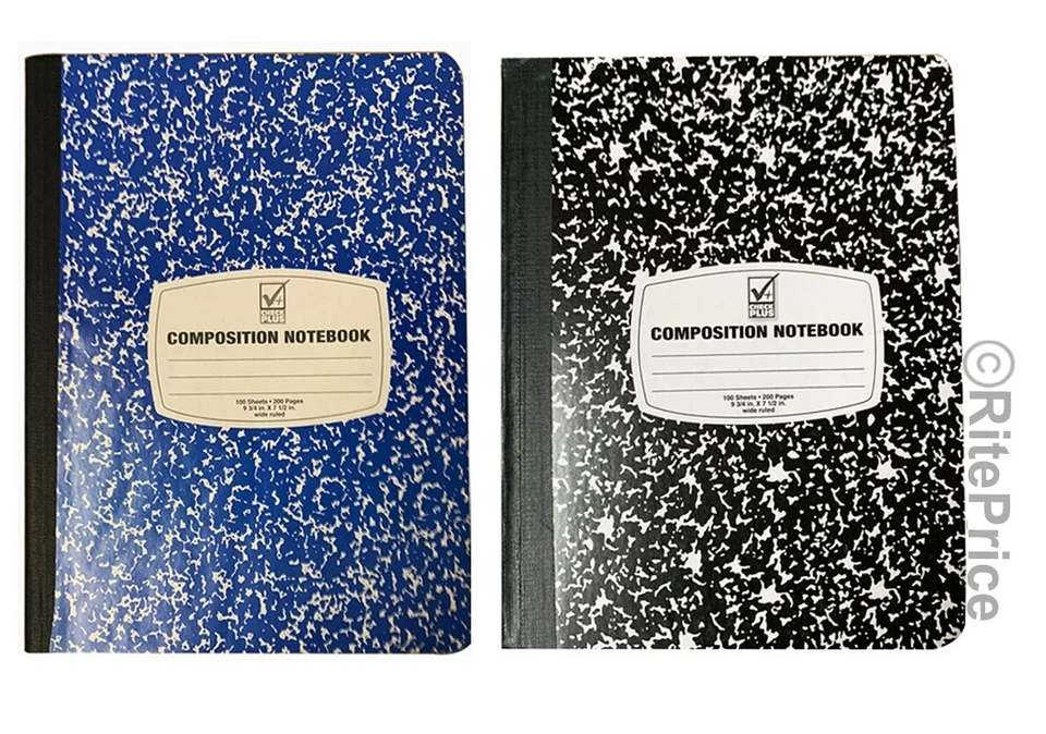 2 Composition/Notebook Book, Wide Ruled Paper, 100 Sheets, 9-3/4"x7-1/2" - Image 4 of 4