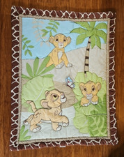Disney Lion King Simba Nala Comforter Crib Blanket Bedding 30 X 40  Reversible