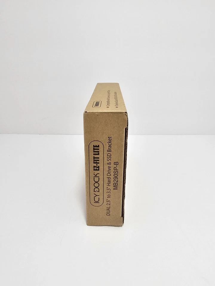 ICY DOCK EZ-Fit Lite MB290SP-B 2 x 2.5 to 3.5 Drive Bay SSD/HDD Mounting Bracket - Image 4 of 4