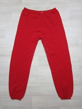 True Vintage 1970's Sweatpants Drop Crotch Gusset Sewing M Men's Red Blank
