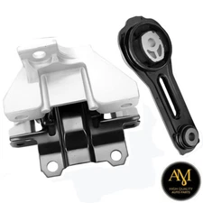 Engine Mount & Trans. Mount 2PCS for Mitsubishi Outlander 20-16 L4-2.4L FWD, CVT