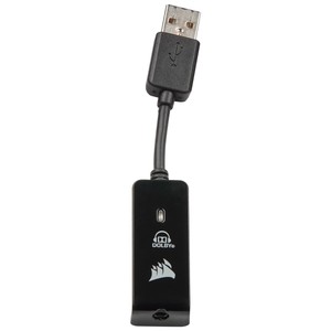 New Genuine Corsair Void Pro Dolby Surround 7 1 Usb To 3 5mm Adapter Ebay