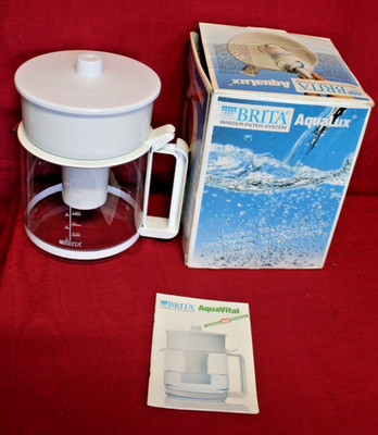 BRITA Wasserfilter Aqua Lux Glasbehälter weiß 1,5 Liter