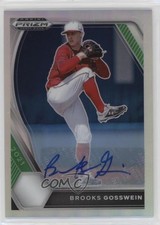 2021 Panini Prizm Draft Picks Silver Brooks Gosswein #PDP124 Auto rf2