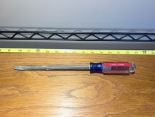 Craftsman 41587 8" Shank 5/16" Flat Tip 12" Screwdriver Square Shaft Made In USA