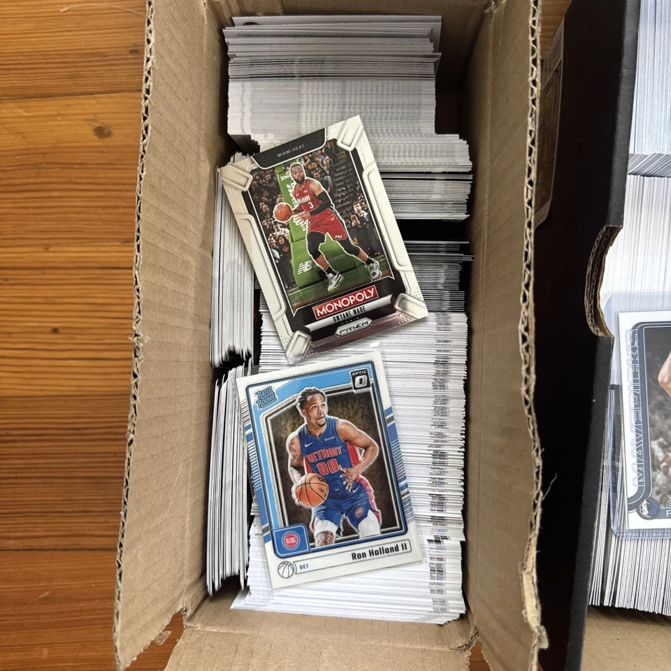 Huge Lot Box Full Of 1,000+ NBA Cards! Lebron Durant Cooper Flagg RC Rookies 🔥 - Image 3 of 4