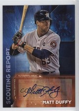 2016 Topps Scouting Report Auto Series 2 Matt Duffy #SRA-MDU Auto 0v1