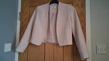 Wallis Blush Pink Bolero Jacket Size 10