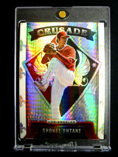 Shohei Ohtani 2022 Panini Chronicles Crusade Hyper Prizm Refractor card #213/299