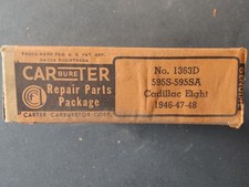 Nos Carter 1363d 2bbl Wcd 595s 595sa Carburetor Repair Kit For 1946-48 Cadillac