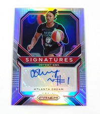 2021 Panini Prizm WNBA Signatures Odyssey Sims #31 Atlanta Dream Auto