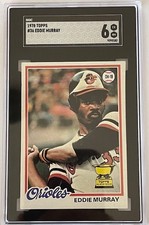 1978 Topps Eddie Murray  ROOKIE SGC  EX NM 6