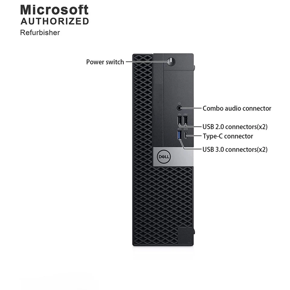DELL Desktop Computer PC i7,up to 32GB RAM,1TB m.2 SSD, Windows 10/11, WiFi - Image 3 of 4