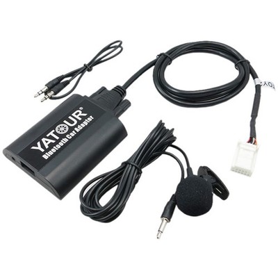 Yatour Bluetooth Car Adapter Music CD Changer 6+6PIN CDC Connector for Toyota...
