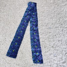 Vintage Liz Claiborne Silk Scarf Blue Purple Paisley Print
