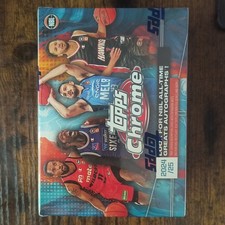 Topps Chrome NBL Basketball 2024 Sealed Trading Card Box, 32 Cards, Autographs