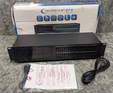 Technical Pro EQ7153 Rack Mount Dual 21-Band DJ/Pro Audio Equalizer - Dented Ear