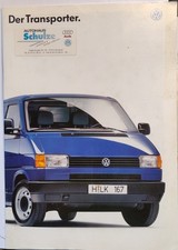 Prospekt / Katalog VW T 4 "Der Transporter" aus Januar 1995