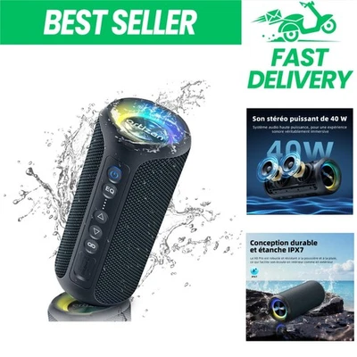 Ortizan X8 Pro Enceinte Bluetooth 40W IPX7 Rechargeable 30h - Photo 1/4