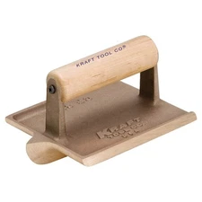 KRAFT TOOL CF314 Concrete Groover,Bronze,Groove1"x1/2" 43Y486