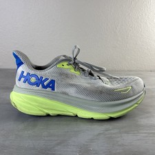 Hoka One One Mens Clifton 9 1127895 STLC Gray Running Shoes Sneakers Size 9.5D