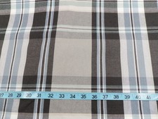 4.5 Yards Plaid Upholstery Fabric Seats Couch Crafts Sewing 54" Wide