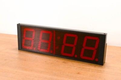 Masterclock TCD44 Time Code Display Studio Clock (NO POWER SUPPLY) CG01UW8